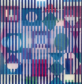 Four Seasons A/B/D Agamograph 2005 Limited Edition Print - Yaacov Agam Four Seasons A/B/D Agamograph 2005 Limited Edition Print - Yaacov Agam