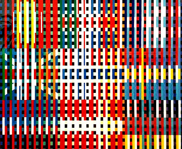 Flag AP Limited Edition Print - Yaacov Agam Flag AP Limited Edition Print - Yaacov Agam