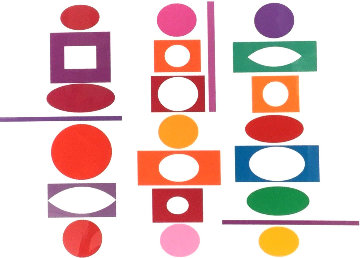 Inter-Image Limited Edition Print - Yaacov Agam Inter-Image Limited Edition Print - Yaacov Agam