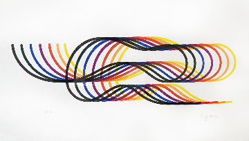 Lines and Forms 1982 too high Limited Edition Print - Yaacov Agam Lines and Forms 1982 too high Limited Edition Print - Yaacov Agam