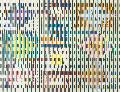 Pace of Time 1987 Limited Edition Print - Yaacov Agam