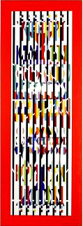 Menorah Series: Untitled Serigraph Limited Edition Print - Yaacov Agam Menorah Series: Untitled Serigraph Limited Edition Print - Yaacov Agam