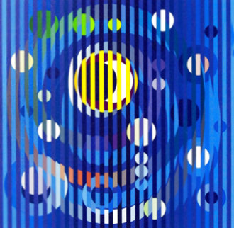 Sun And Moon Romance Limited Edition Print - Yaacov Agam Sun And Moon Romance Limited Edition Print - Yaacov Agam