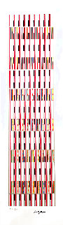 Vertical Orchestration HC 1979 Limited Edition Print - Yaacov Agam Vertical Orchestration HC 1979 Limited Edition Print - Yaacov Agam