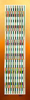 Vertical Orchestration V 1979 Limited Edition Print - Yaacov Agam Vertical Orchestration V 1979 Limited Edition Print - Yaacov Agam