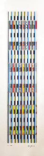 Vertical Orchestration IX HC 1979 Limited Edition Print - Yaacov Agam Vertical Orchestration IX HC 1979 Limited Edition Print - Yaacov Agam