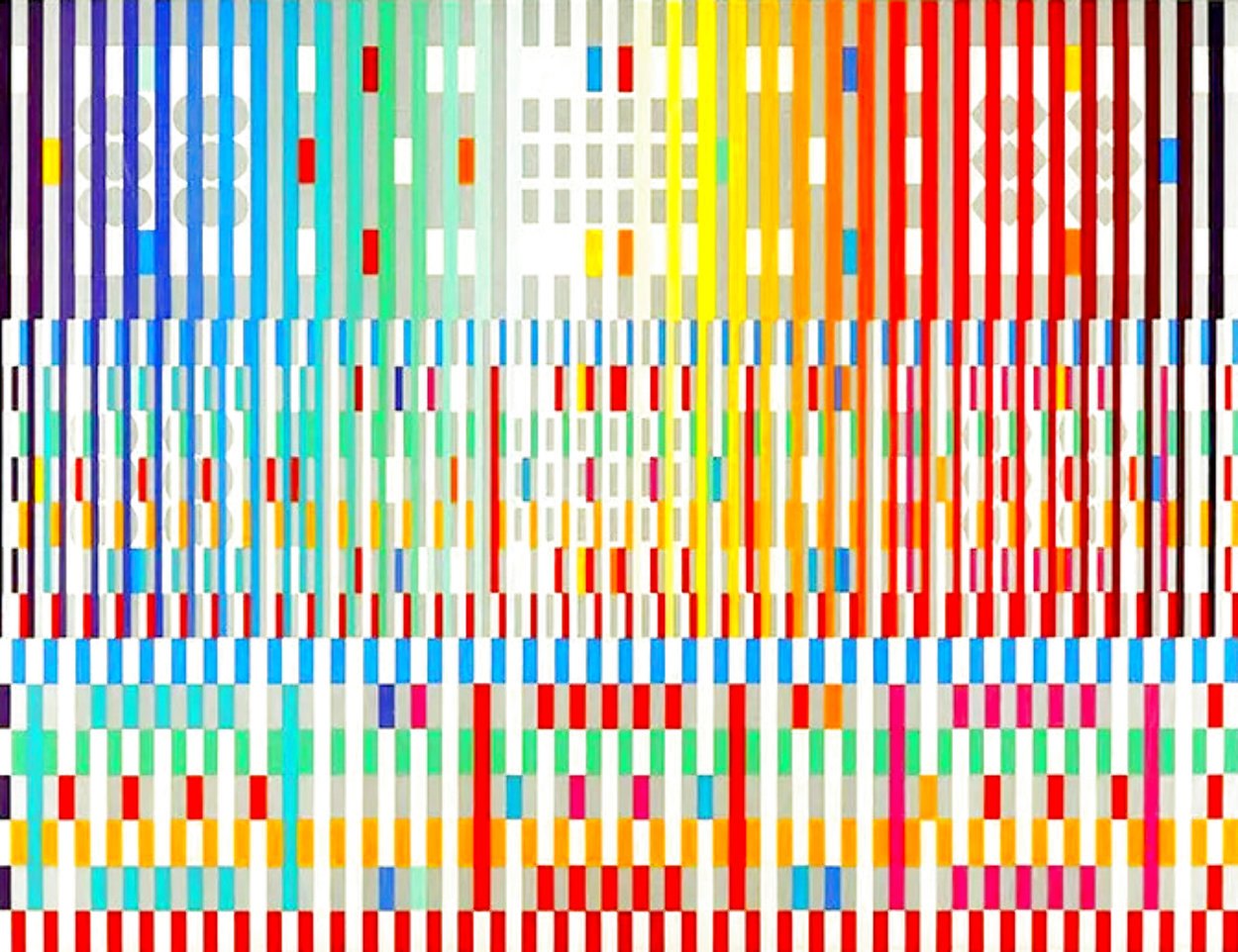 Blessing 1980 HS - Huge Limited Edition Print by Yaacov Agam
