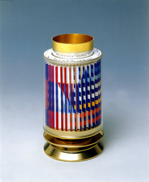 Kiddush Cup Silver Sculpture 6 in Sculpture by Yaacov Agam