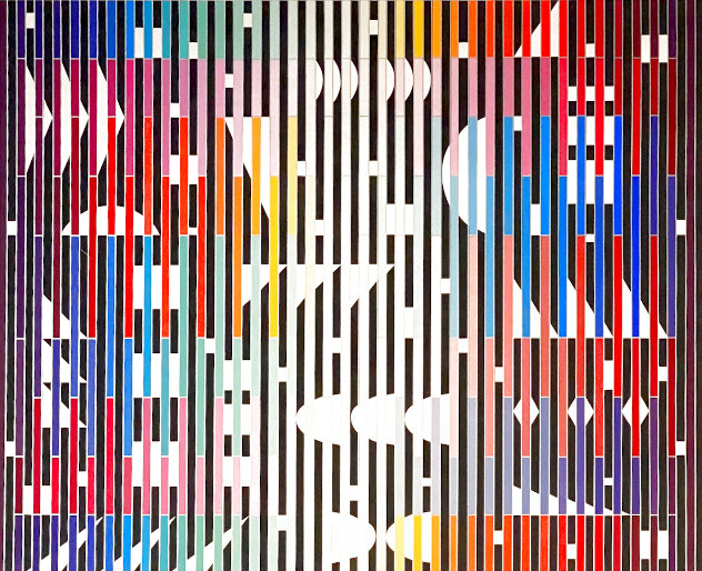 Untitled Agamograph 1974 HS Limited Edition Print by Yaacov Agam