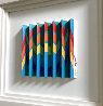 Rainbow Message  Pokymorph Agamograph 2004 16x16 Sculpture by Yaacov Agam - 3