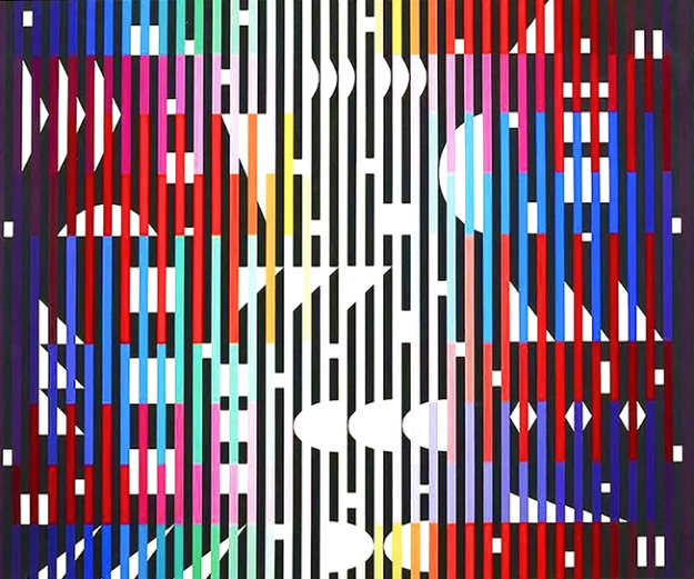 アート・デザイン・音楽 Yaacov agam by popper farnk Yaacov Agam | Interspaceograph Memory: Recollection