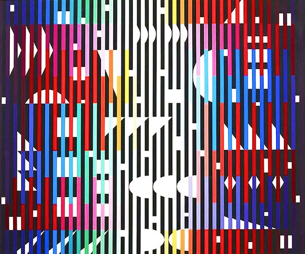 Night Rainbow PP - HS Limited Edition Print - Yaacov Agam