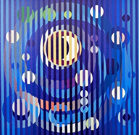 Sun and Moon Romance 2007 Limited Edition Print - Yaacov Agam