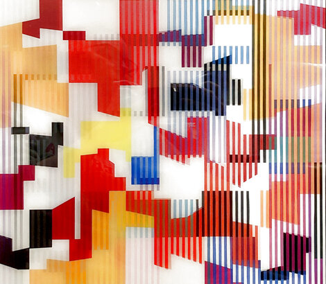Trois Movement #3 AP 1981 HS Agamograph Sculpture Sculpture - Yaacov Agam