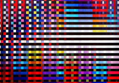 Birthday Rainbow HS Agamograph Sculpture Sculpture - Yaacov Agam