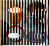 Cycle Agamograph 1977 Limited Edition Print by Yaacov Agam - 0 Cycle Agamograph 1977 Limited Edition Print by Yaacov Agam - 0