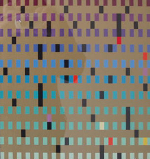 Zahav Ner Arba 1990 Limited Edition Print - Yaacov Agam Zahav Ner Arba 1990 Limited Edition Print - Yaacov Agam