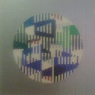 Silver Circle Limited Edition Print by Yaacov Agam - 1 Silver Circle Limited Edition Print by Yaacov Agam - 1