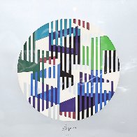 Silver Circle Limited Edition Print by Yaacov Agam - 0 Silver Circle Limited Edition Print by Yaacov Agam - 0
