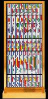 Shalom Window 1982 Limited Edition Print by Yaacov Agam - 0 Shalom Window 1982 Limited Edition Print by Yaacov Agam - 0
