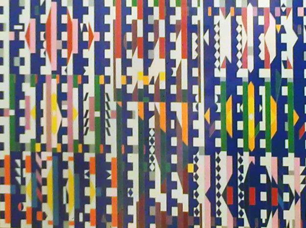 Vertical Midnight #3 Agamograph 1985 Sculpture by Yaacov Agam Vertical Midnight #3 Agamograph 1985 Sculpture by Yaacov Agam