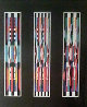 Three in One, Framed Suite of 3 1987: Serigraphs Limited Edition Print by Yaacov Agam - 0