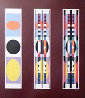 Three in One, Framed Suite of 3 1987: Serigraphs Limited Edition Print by Yaacov Agam - 1