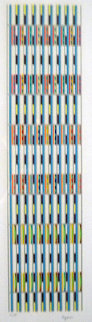 Vertical Orchestration Limited Edition Print - Yaacov Agam Vertical Orchestration Limited Edition Print - Yaacov Agam