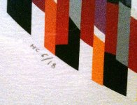 Message of Peace 1980 Limited Edition Print by Yaacov Agam - 3 Message of Peace 1980 Limited Edition Print by Yaacov Agam - 3