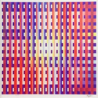 Symphony Suite: Second Movement (Agamograph) 1999 Limited Edition Print - Yaacov Agam Symphony Suite: Second Movement (Agamograph) 1999 Limited Edition Print - Yaacov Agam