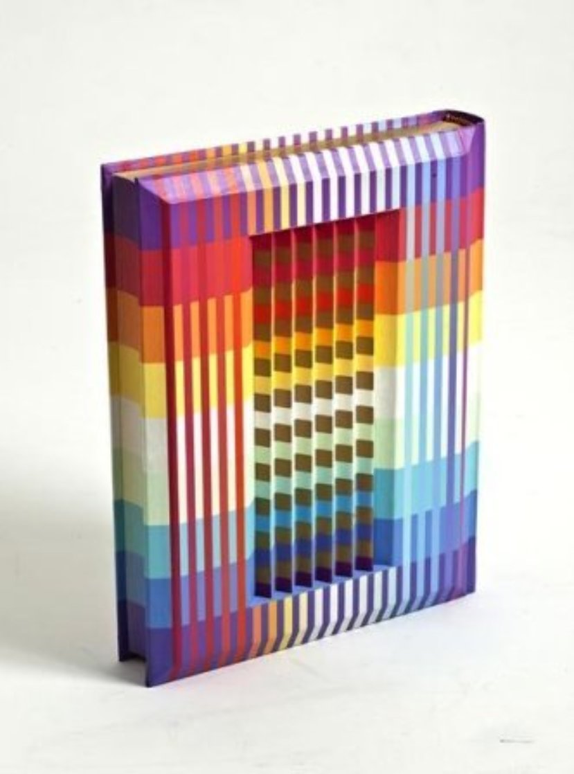 Bible - Pentateuch (Five Books of Moses) With Linear English Translation 1992  Sculpture by Yaacov Agam