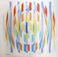 Curb 3-4 Agamograph With Lens Sculpture by Yaacov Agam - 0 Curb 3-4 Agamograph With Lens Sculpture by Yaacov Agam - 0