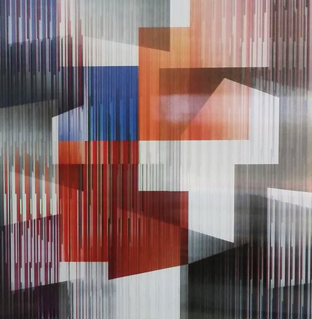 Angles Agamograph Sculpture by Yaacov Agam Angles Agamograph Sculpture by Yaacov Agam