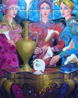 Calla Lillies Embellished Limited Edition Print - Otto Aguiar Calla Lillies Embellished Limited Edition Print - Otto Aguiar