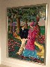 Walk in the Park 1991 70x53 Huge Original Painting by Otto Aguiar - 1