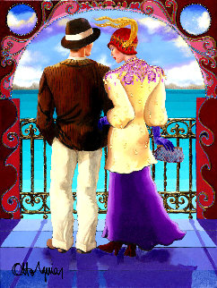My Moment With You 2006 48x36 Original Painting - Otto Aguiar My Moment With You 2006 48x36 Original Painting - Otto Aguiar