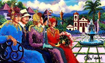 Mission 1995 48x79 Original Painting - Otto Aguiar Mission 1995 48x79 Original Painting - Otto Aguiar