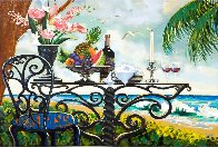 Ocean Dining 1999 48x60 - Huge Original Painting by Otto Aguiar - 0