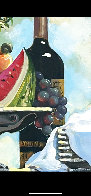 Ocean Dining 1999 48x60 - Huge Original Painting by Otto Aguiar - 3 Ocean Dining 1999 48x60 - Huge Original Painting by Otto Aguiar - 3