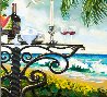 Ocean Dining 1999 48x60 - Huge Mural Size Original Painting by Otto Aguiar - 1