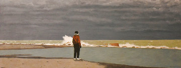 Roger's Song (Lost Boy) 1995 21x49 Original Painting - Roy Ahlgren
