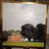 Enniscoe House, Black Trees 2001 25x25 Original Painting by Eric Aho - 2