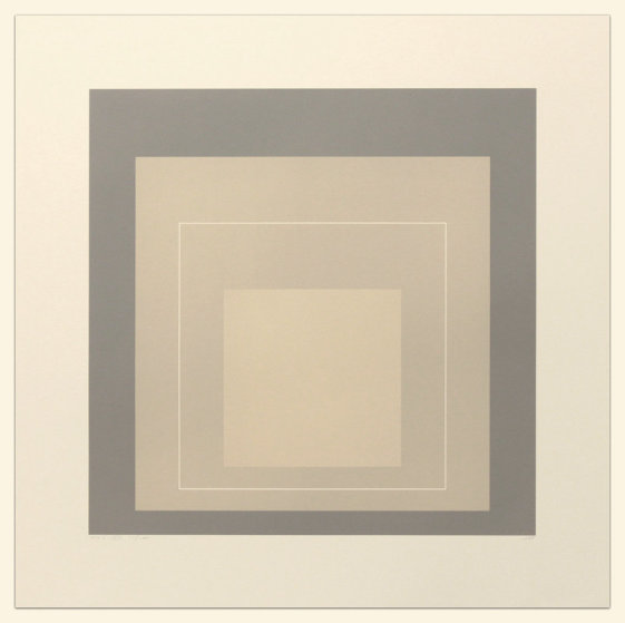 White Line Squares (Series Ii), XIV 1966 Limited Edition Print by Josef Albers White Line Squares (Series Ii), XIV 1966 Limited Edition Print by Josef Albers