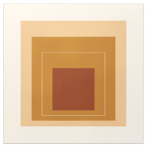 White Line Squares (Series Ii), XVI 1966 (Early) Limited Edition Print - Josef Albers