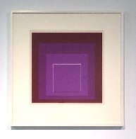 White Line Squares XI: Series II 1966 Limited Edition Print by Josef Albers - 1 White Line Squares XI: Series II 1966 Limited Edition Print by Josef Albers - 1