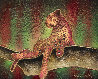 Leopard 30x36 Original Painting by Juergen Aldag - 0