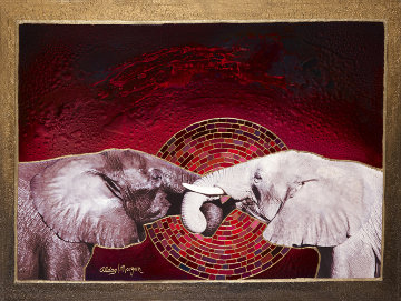 Two Become One 36x48 Original Painting - Juergen Aldag Two Become One 36x48 Original Painting - Juergen Aldag