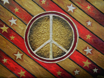 Peace Is Golden Original Painting - Juergen Aldag Peace Is Golden Original Painting - Juergen Aldag