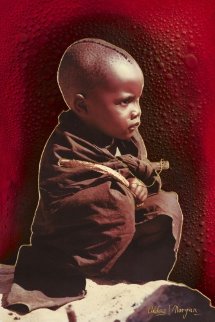 African Innocence 36x24 Original Painting - Juergen Aldag African Innocence 36x24 Original Painting - Juergen Aldag