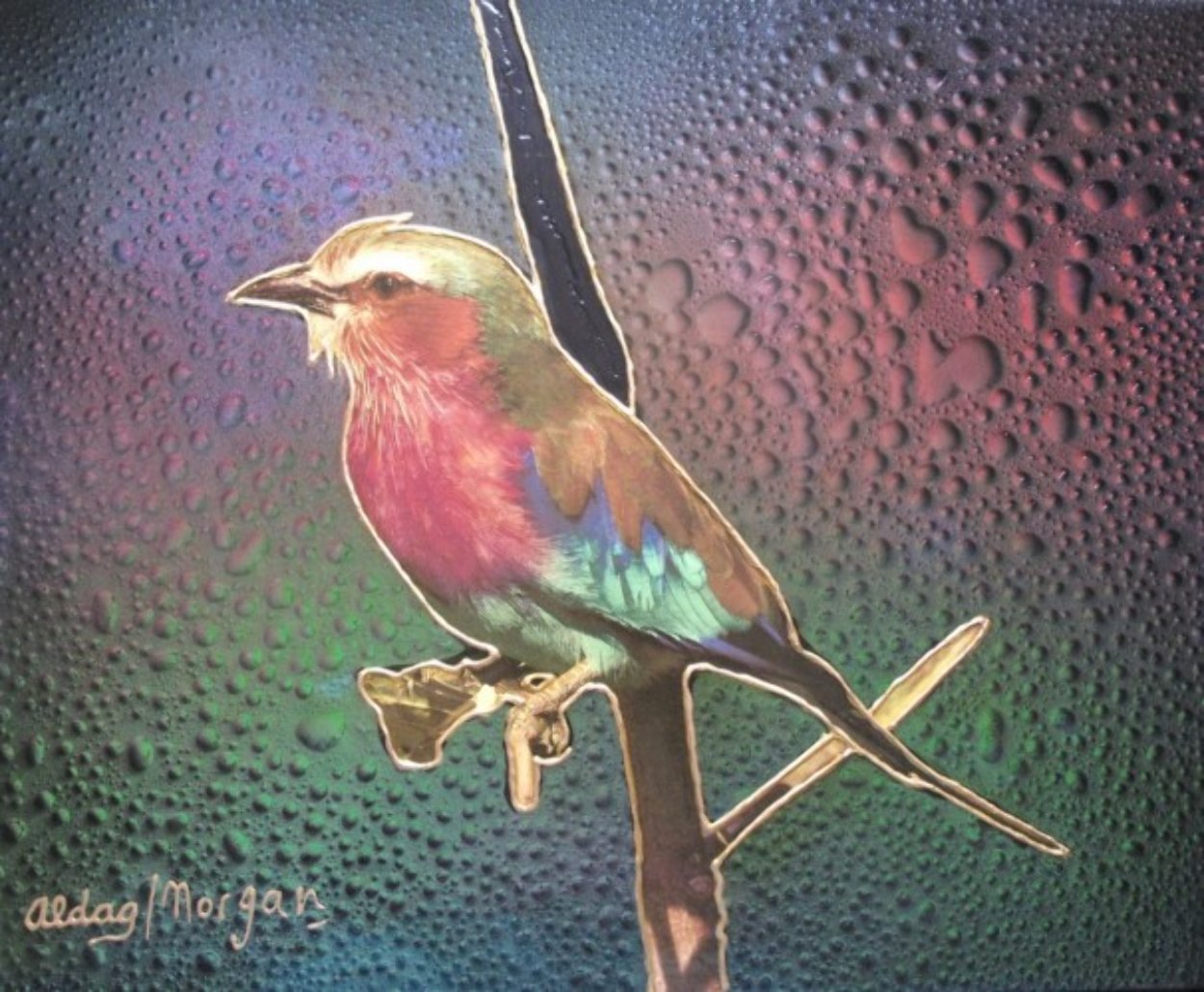 Bird 16x20 Original Painting by Juergen Aldag Bird 16x20 Original Painting by Juergen Aldag